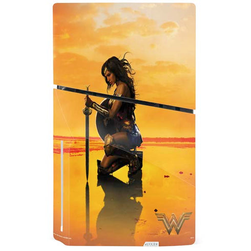 DC Comics Wonder Woman Character Movie Poster PS5 Slim Disk Bundle Skin