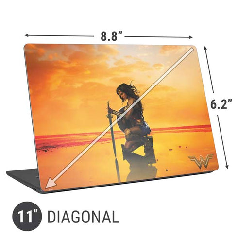 DC Comics Wonder Woman Character Movie Poster Universal Laptop 11in (8.8 x 6.2in) Skin