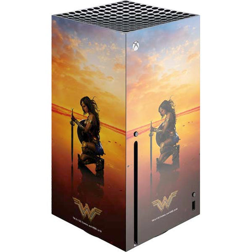 DC Comics Wonder Woman Character Movie Poster Xbox Series X Console Skin