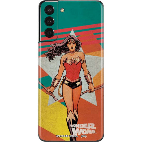 DC Comics Wonder Woman New 52 Comic Cover #23 Art By Cliff Chiang Galaxy S21 Plus 5G Skin