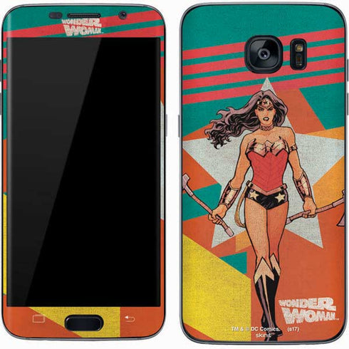 DC Comics Wonder Woman New 52 Comic Cover #23 Art By Cliff Chiang Galaxy S7 Skin