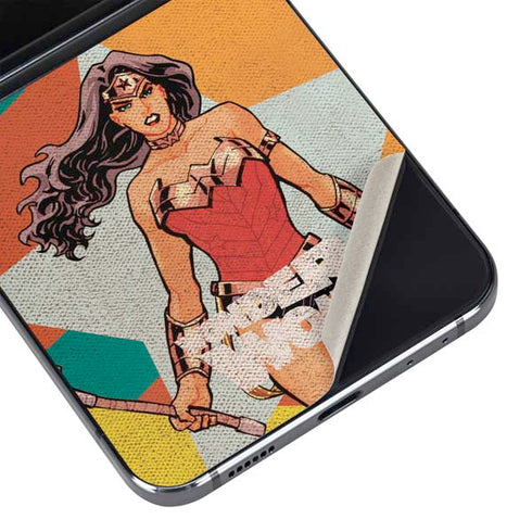 DC Comics Wonder Woman New 52 Comic Cover #23 Art By Cliff Chiang Galaxy Z Flip5 5G Skin