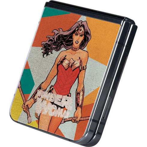 DC Comics Wonder Woman New 52 Comic Cover #23 Art By Cliff Chiang Galaxy Z Flip5 5G Skin
