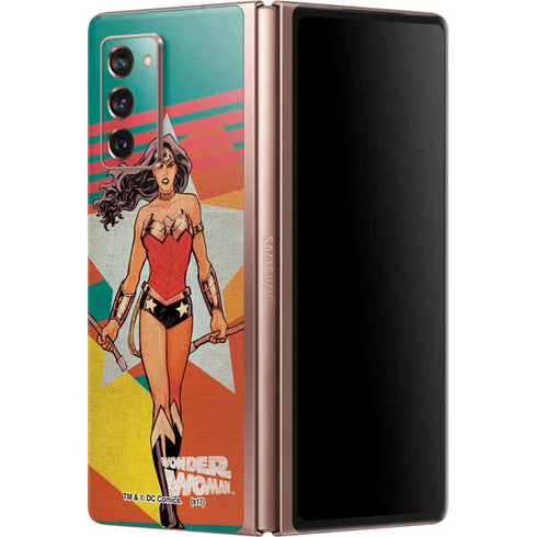 DC Comics Wonder Woman New 52 Comic Cover #23 Art By Cliff Chiang Galaxy Z Fold2 5G Skin