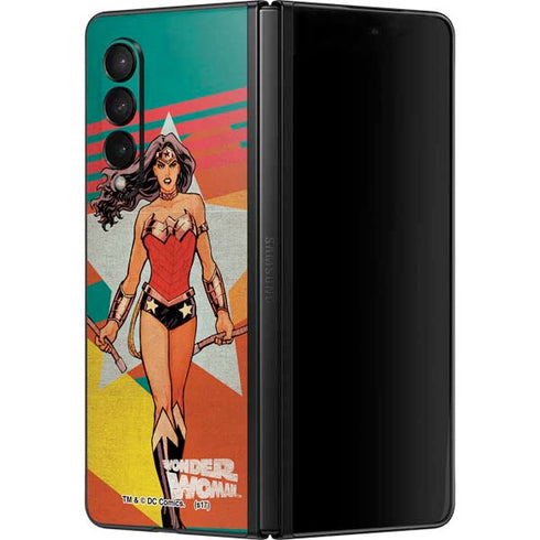 DC Comics Wonder Woman New 52 Comic Cover #23 Art By Cliff Chiang Galaxy Z Fold3 5G Skin