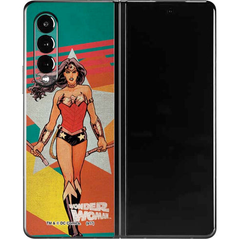 DC Comics Wonder Woman New 52 Comic Cover #23 Art By Cliff Chiang Galaxy Z Fold3 5G Skin