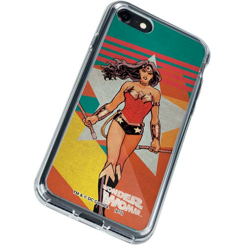 DC Comics Wonder Woman New 52 Comic Cover #23 Art By Cliff Chiang iPhone SE (2nd & 3rd Gen) Clear Case