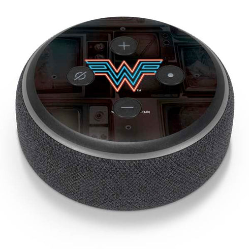 Wonder Woman 1984 (2020) Neon Logo Amazon Echo Dot Skin