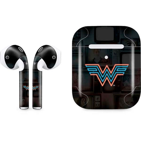 Wonder Woman 1984 (2020) Neon Logo Apple AirPods 2 Skin