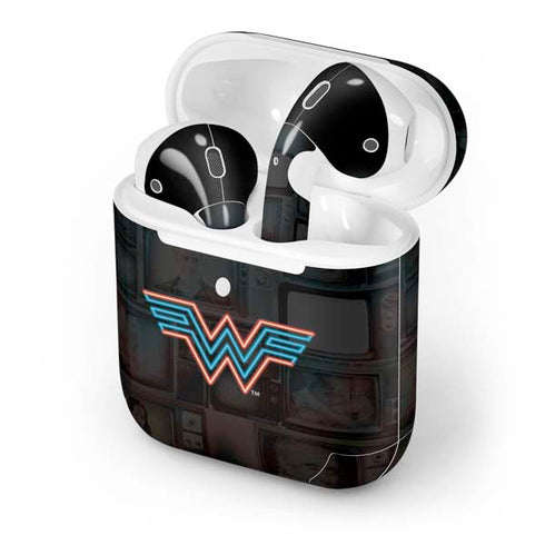 Wonder Woman 1984 (2020) Neon Logo Apple AirPods 2 Skin