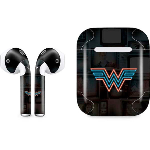 Wonder Woman 1984 (2020) Neon Logo Apple AirPods Skin