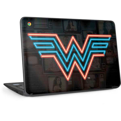 Wonder Woman 1984 (2020) Neon Logo HP Chromebook Skin