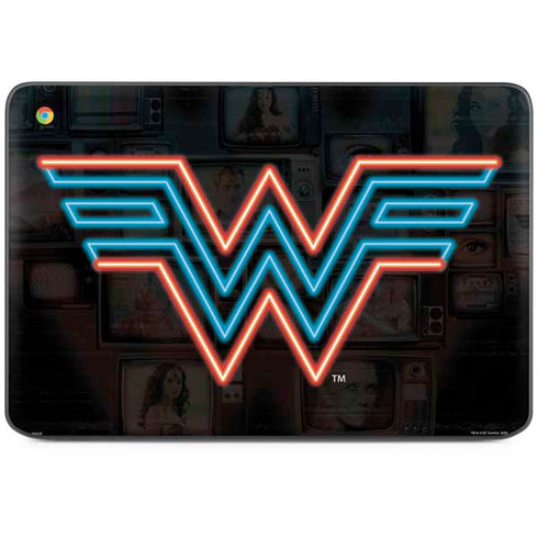 Wonder Woman 1984 (2020) Neon Logo HP Chromebook Skin