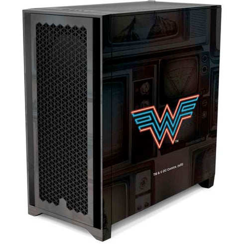 Wonder Woman 1984 (2020) Neon Logo Corsair 4000D Tempered Glass Mid-Tower ATX Case Skin