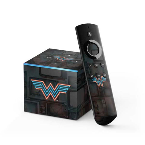Wonder Woman 1984 (2020) Neon Logo Fire TV Cube Skin