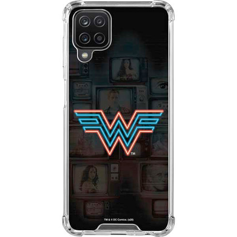 Wonder Woman 1984 (2020) Neon Logo Galaxy A12 Clear Case