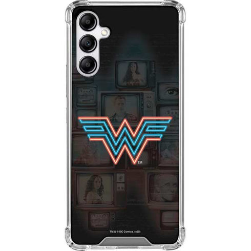 Wonder Woman 1984 (2020) Neon Logo Galaxy A14 5G Clear Case