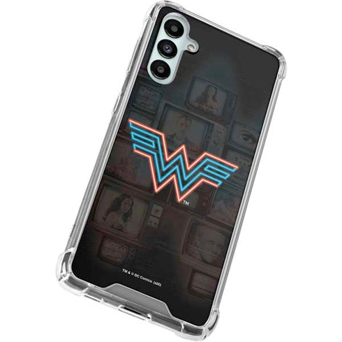 Wonder Woman 1984 (2020) Neon Logo Galaxy A14 5G Clear Case