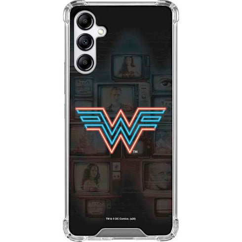 Wonder Woman 1984 (2020) Neon Logo Galaxy A15 5G Clear Case