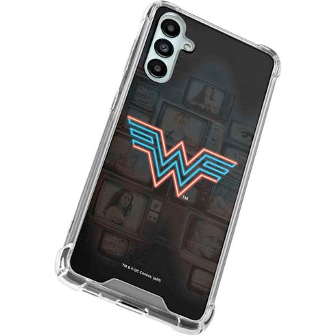 Wonder Woman 1984 (2020) Neon Logo Galaxy A15 5G Clear Case