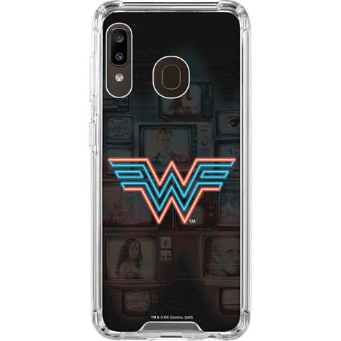 Wonder Woman 1984 (2020) Neon Logo Galaxy A30 Clear Case