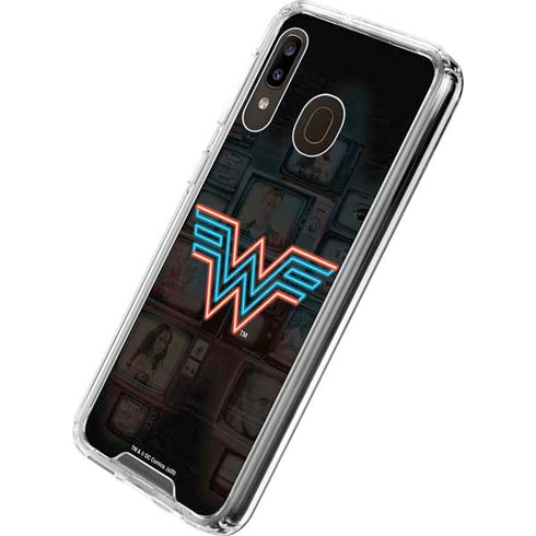 Wonder Woman 1984 (2020) Neon Logo Galaxy A30 Clear Case
