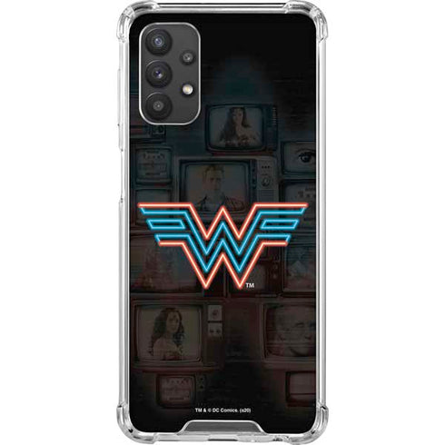 Wonder Woman 1984 (2020) Neon Logo Galaxy A32 5G Clear Case