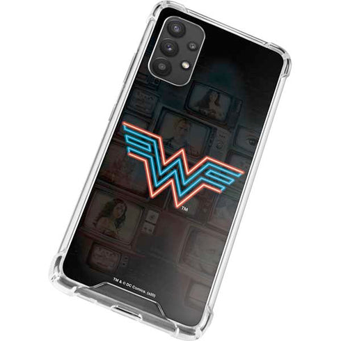 Wonder Woman 1984 (2020) Neon Logo Galaxy A32 5G Clear Case