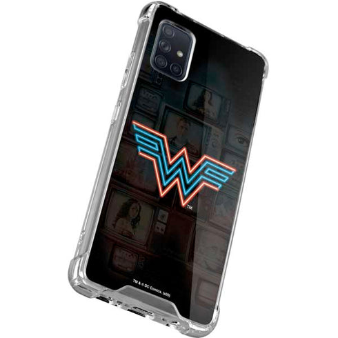 Wonder Woman 1984 (2020) Neon Logo Galaxy A51 5G Clear Case
