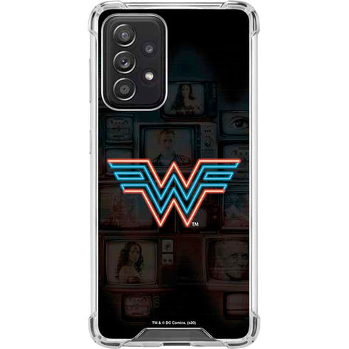 Wonder Woman 1984 (2020) Neon Logo Galaxy A52 5G Clear Case