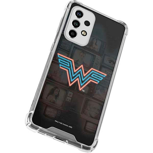 Wonder Woman 1984 (2020) Neon Logo Galaxy A53 5G Clear Case