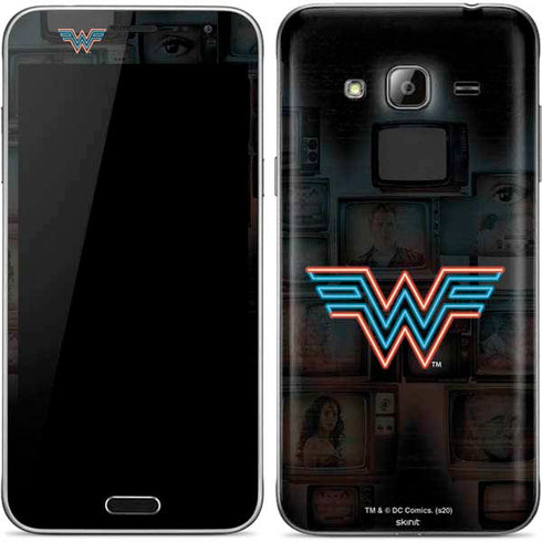Wonder Woman 1984 (2020) Neon Logo Galaxy J3 Skin