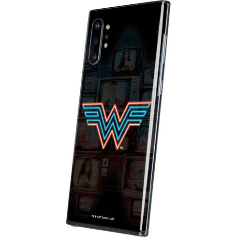 Wonder Woman 1984 (2020) Neon Logo Galaxy Note 10 Plus Skin