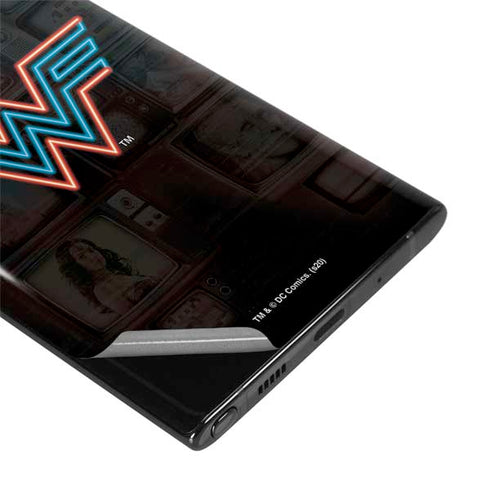 Wonder Woman 1984 (2020) Neon Logo Galaxy Note 10 Plus Skin