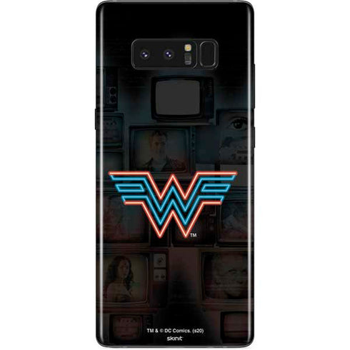 Wonder Woman 1984 (2020) Neon Logo Galaxy Note 8 Skin