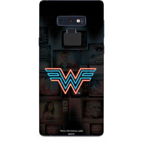 Wonder Woman 1984 (2020) Neon Logo Galaxy Note 9 Skin