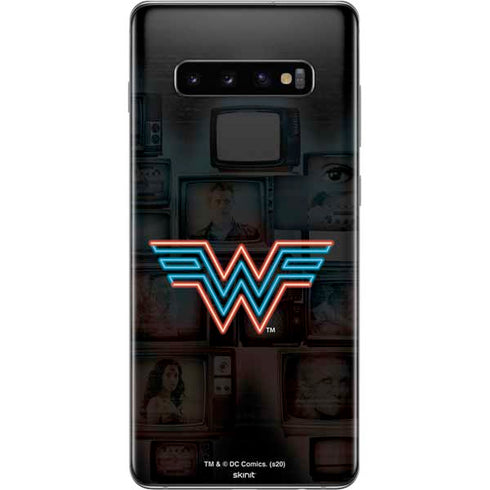 Wonder Woman 1984 (2020) Neon Logo Galaxy S10 Plus Skin