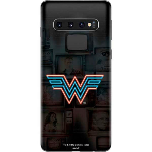 Wonder Woman 1984 (2020) Neon Logo Galaxy S10 Skin