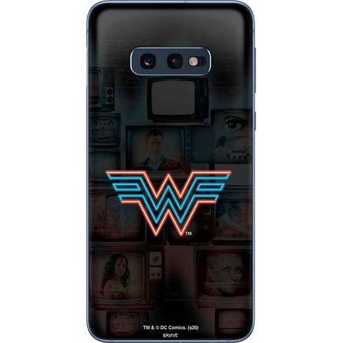 Wonder Woman 1984 (2020) Neon Logo Galaxy S10e Skin
