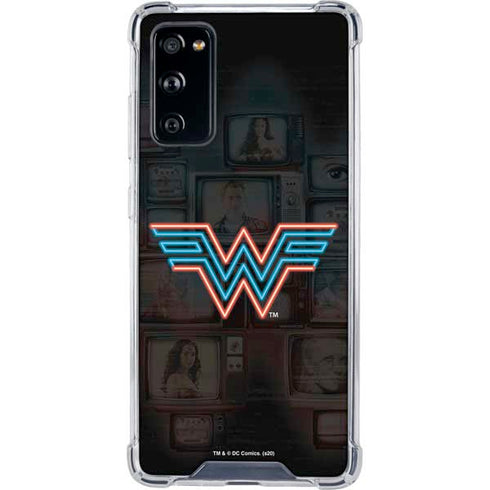 Wonder Woman 1984 (2020) Neon Logo Galaxy S20 FE Clear Case