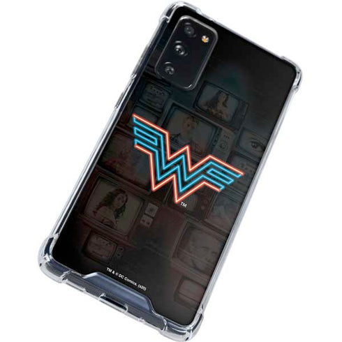 Wonder Woman 1984 (2020) Neon Logo Galaxy S20 FE Clear Case