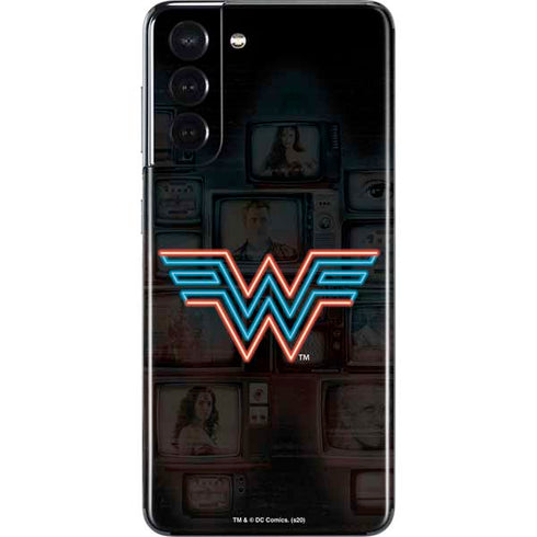Wonder Woman 1984 (2020) Neon Logo Galaxy S21 5G Skin