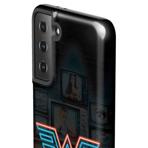 Wonder Woman 1984 (2020) Neon Logo Galaxy S21 FE Pro Case