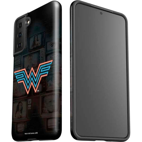Wonder Woman 1984 (2020) Neon Logo Galaxy S21 FE Pro Case