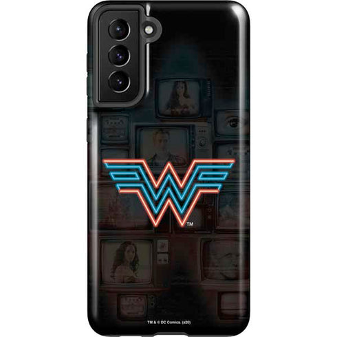 Wonder Woman 1984 (2020) Neon Logo Galaxy S21 Plus 5G Pro Case