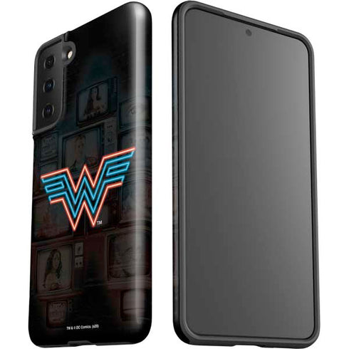 Wonder Woman 1984 (2020) Neon Logo Galaxy S21 Plus 5G Pro Case