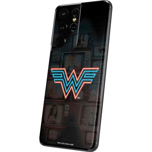 Wonder Woman 1984 (2020) Neon Logo Galaxy S21 Ultra 5G Skin