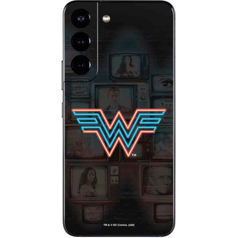 Wonder Woman 1984 (2020) Neon Logo Galaxy S22 Skin