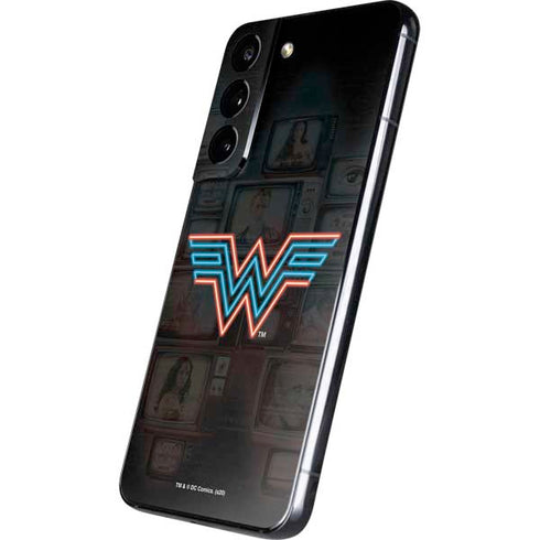 Wonder Woman 1984 (2020) Neon Logo Galaxy S22 Skin