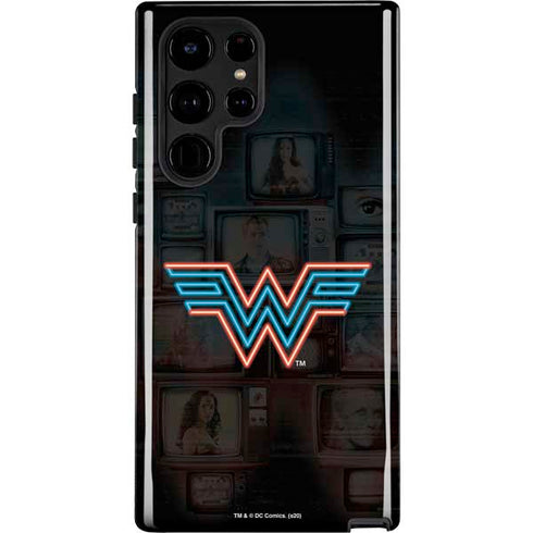 Wonder Woman 1984 (2020) Neon Logo Galaxy S22 Ultra Pro Case